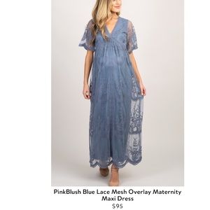 Pink Blush Maternity Dress